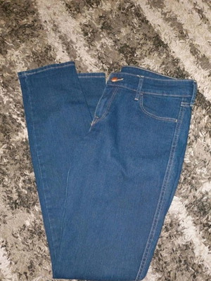 Skinny low waist jeans H&M used, sizes S/M, blue