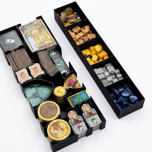 Orloj Board Game Organizer New 3D Printed Insert with Thematic Lids