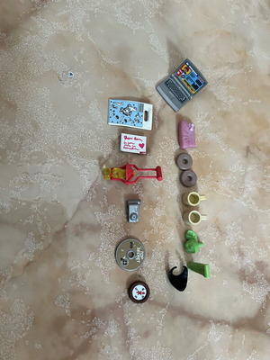 Playmobil accessories used, set