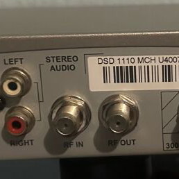 Nova Panasat IRD 1110 decoder used with remote control