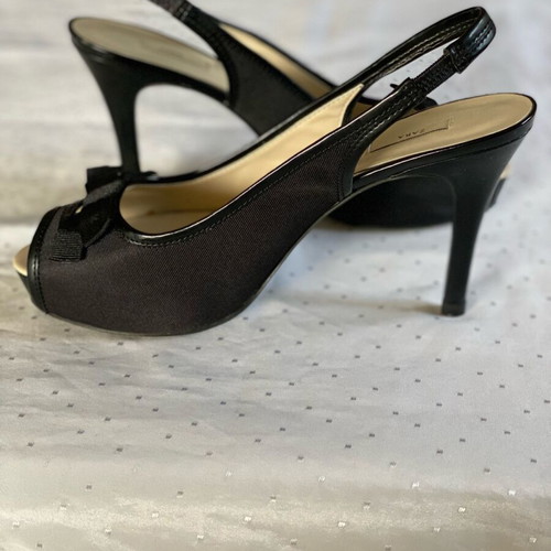 Zara peep toe sandals like new, size 39, black