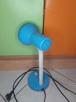 Λαμπατέρ γραφείου μπλε μεταχειρισμένο, μαζί με λάμπα