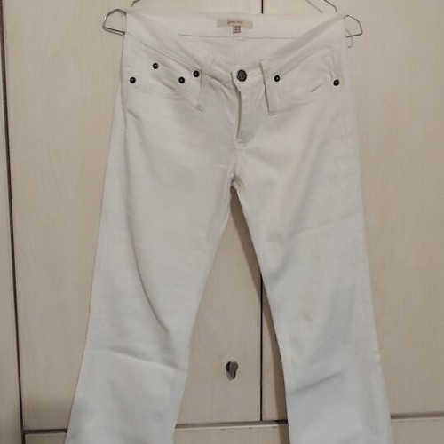 Zara TRF White Flared Jeans Like New, Women's XS