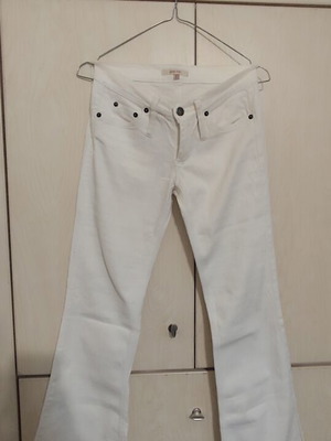 Zara TRF White Flared Jeans Like New, Women's XS