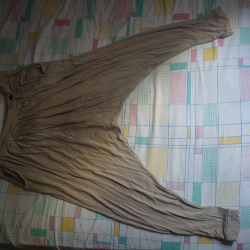 Ysatis beige boho salvari pants size S