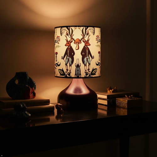 William Morris handmade table lamp new