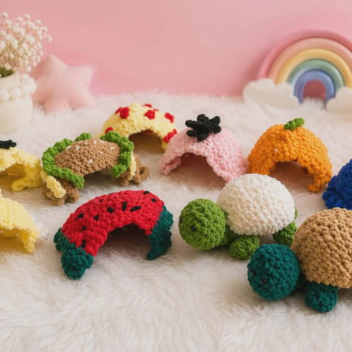 Turtle toys with interchangeable colorful shells, new
