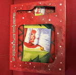 Ceramic Christmas platter with spatula set