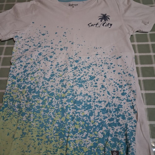 Alouette T-shirt and Bermuda shorts, blue