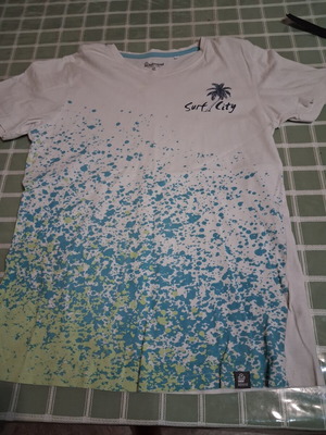 Alouette T-shirt and Bermuda shorts, blue