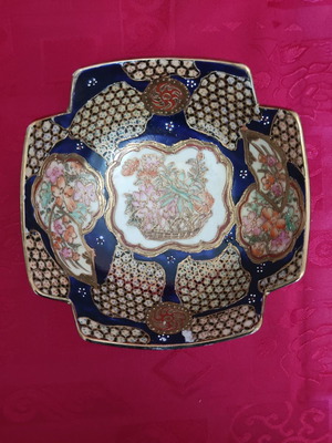 Satsuma Chinese bowl used, hand-painted