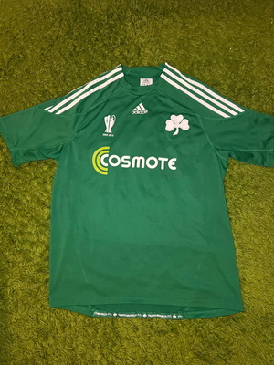 Panathinaikos 2009-2010 double jersey like new, authentic