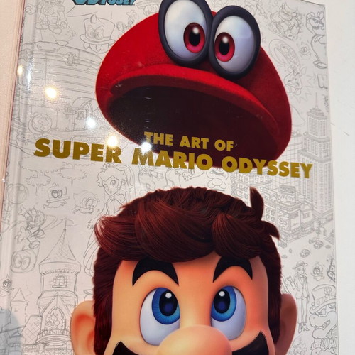 The Art of Super Mario Odyssey Hardcover like new, English edition