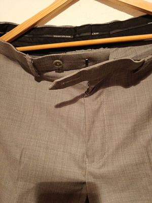Marks & Spencer Man men's pants like new, gray washable wool blend, size M
