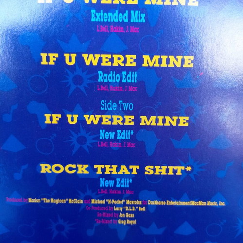 The U-Krew If U Were Mine 12" Maxi-Single vinyl near mint