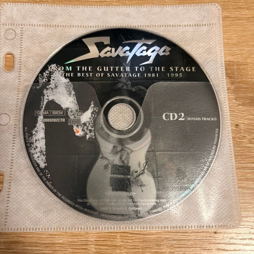 Savatage From The Gutter To The Stage CD used with autographs