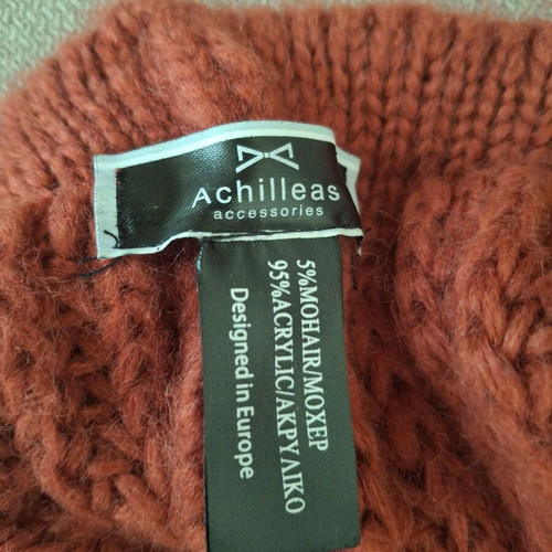 Achilleas Accessories hat new, red, 95% acrylic 5% mohair