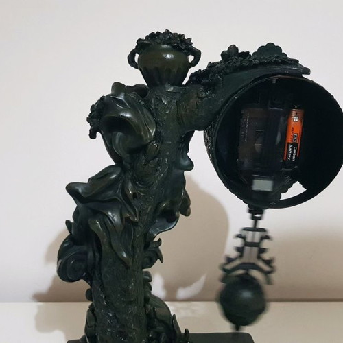 Vintage Table Clock used Italy Style with quartz mechanism