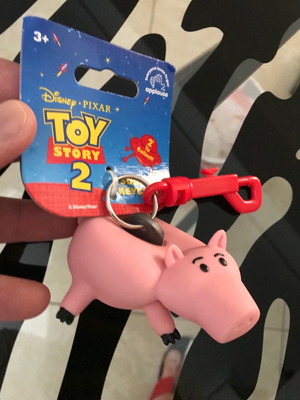 Toy Story 2 Hamm Squishy μπρελόκ φιγούρα καινούργιο με ταμπελάκι σπάνιο