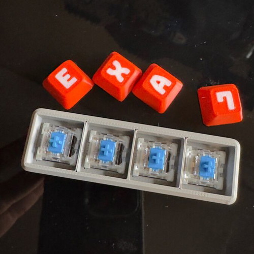 Personalized Keychain Clicker Keyboard like new