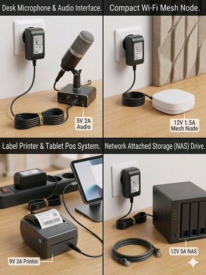 KircuIT AC/DC adaptor καινούργιο 100-240V AC
