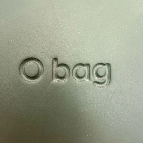 O bag green tote bag with interchangeable handles like new