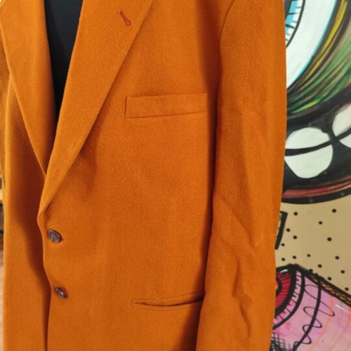 Men's wool jacket, cinnamon color, size M