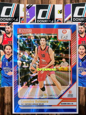 Κάρτα Blue Laser Numbered /49 Bolmaro Armani Donruss Euroleague 2024-25 καινούργια