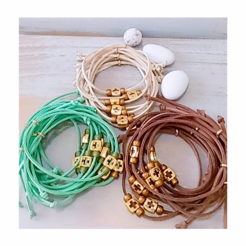 Handmade Martyrika Bracelets with Suede Cord custom colors
