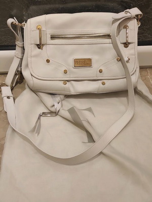 Ferré white shoulder and crossbody bag new