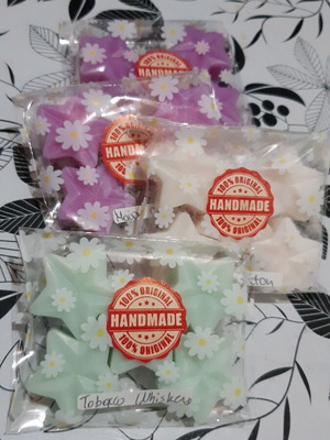 Stars wax melts like new, handmade coconut wax, pack of 10