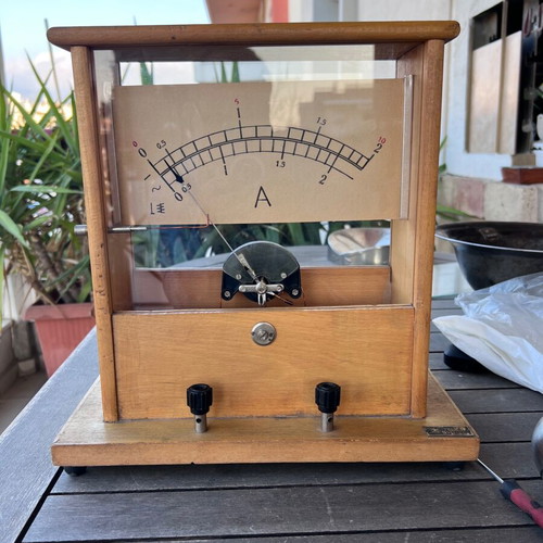 Vintage laboratory ammeter 1961 like new