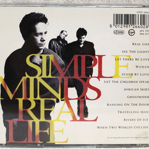 Simple Minds Real Life CD new, Rock