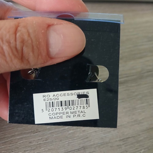 Earrings new silver from Hondos Center