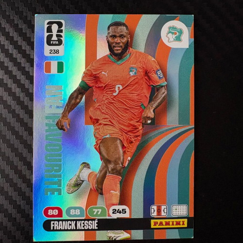 Franck Kessie Cote d'Ivoire 238 Fan Favourite FIFA World Cup 2026 Adrenalyn card like new