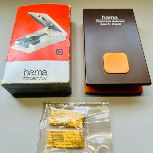 Hama Cinepress Automat Super 8 Single 8 Film Splicer Editor like new