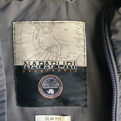 Napapijri Ανδρικό Ελαφρύ Μπουφάν Bomber σαν καινούργιο, γκρι