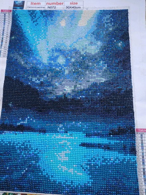 Diamond handmade painting like new
