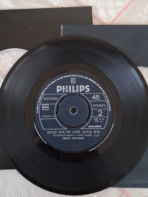 Demis Roussos Good Bye, My Love, Good Bye / My Friend the Wind vinyl used 45RPM
