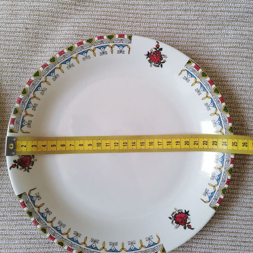 Candia set of 5 vintage large serving plates