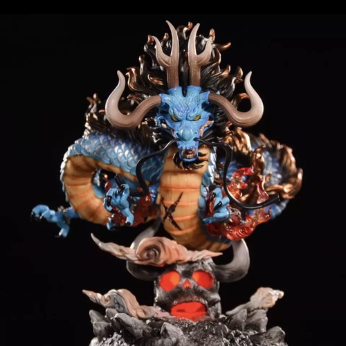One Piece Kaido figure statue with LED lighting 22cm new