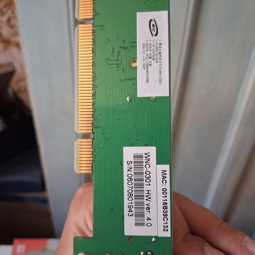 LevelOne WNC-0301 Wireless PCI Card 802.11g new, full set