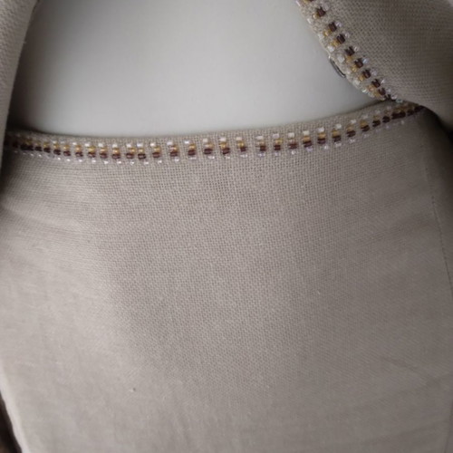 Zara beige suit used, size M/L, linen and viscose