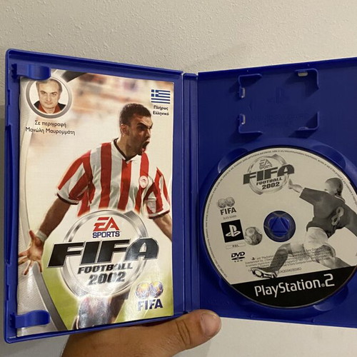 Fifa 2002 PlayStation 2 game used, Greek edition