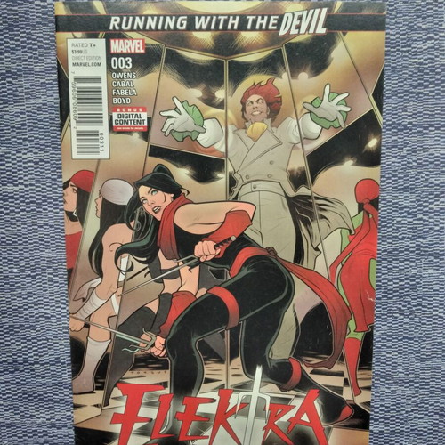 Elektra #003 Running With The Devil Marvel Comics like new