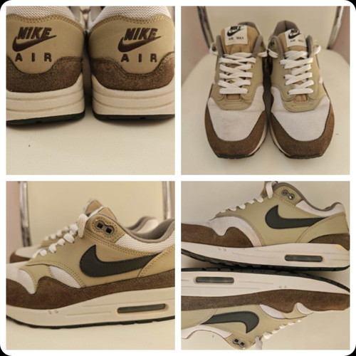 Nike Air Max 1 sneakers, size 41, olive color