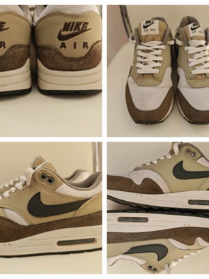 Nike Air Max 1 sneakers, size 41, olive color