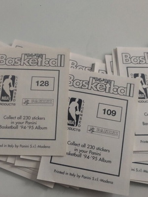 Μονά χαρτάκια NBA 94/95 Panini καινούργια, πακέτο 27 τεμαχίων