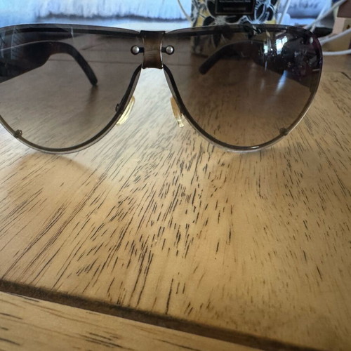 Gucci women's sunglasses used with brown lenses