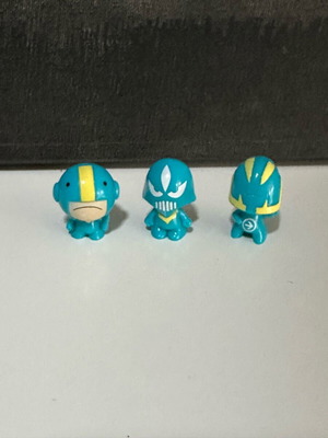 Gogo’s Crazy Bones μπλε τυρκουάζ συλλεκτικές φιγούρες σαν καινούργιο
